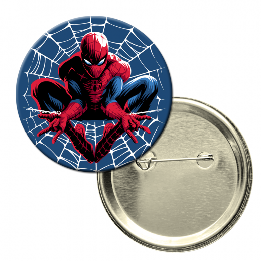 Button badge - Spider-man - style 1