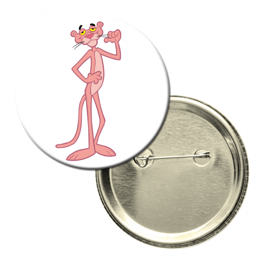 Button badge - Pink Panther