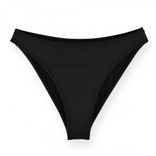 Medium Cut Bikini Bottom - Color Black - Size S