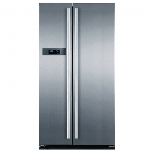 Newton refrigerator sidebyside silver 587 L