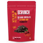 Scrunch Belgian Dark Chocolate Barks with Almond and Cranberry - 150gm