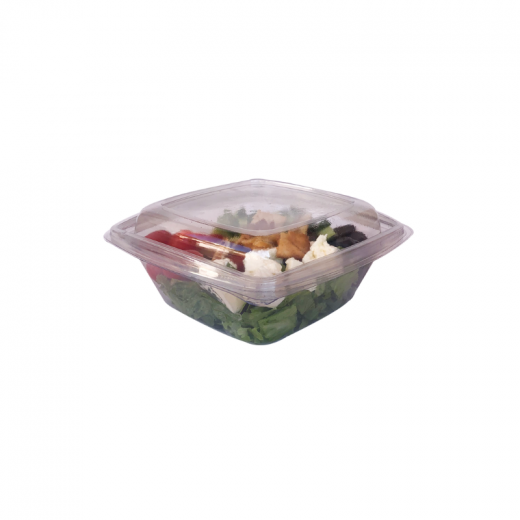 Food Storage Container With Separate Lid 750ML- Transparent - 50 Pieces