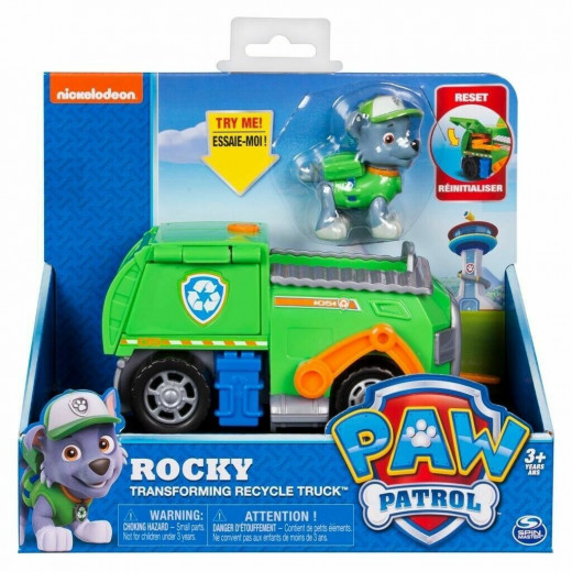 Spin Master | Paw Patrol, Rocky's Transforming Recycle Truck