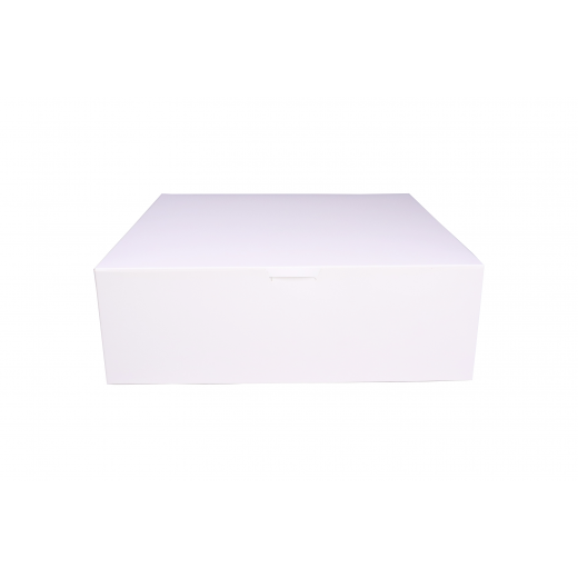 Paper Container Cake Box white - 25 5*25 5*15  cm - 5 Pieces