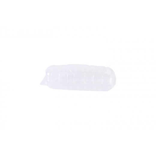 RZ Plastic Containers Hotdog Hinged Small - 100 PCS