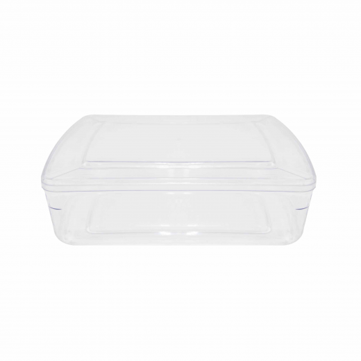 Crystal Containers Rectangle Box with Lid - 1500 gr - 1 Piece