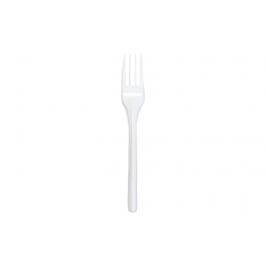 RZ White Plastic Forks - 50 Pieces