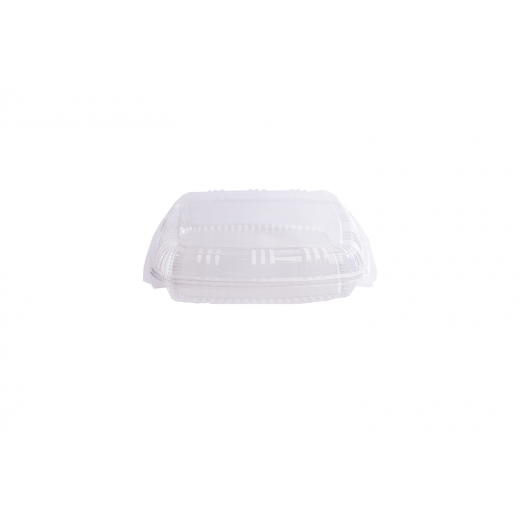 RZ Plastic Containers Rectangle Hinged Clear 25 PCS